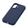Чехол защитный uBear Touch Mag Case для iPhone 16, MagSafe совместимый, силикон, софт-тач, темно-синий