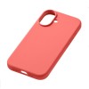 Чехол защитный uBear Touch Mag Case для iPhone 16, MagSafe совместимый, силикон, софт-тач, коралловый