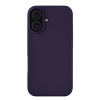 Чехол защитный uBear Touch Mag Case для iPhone 16, MagSafe совместимый, силикон, софт-тач, темно-фиолетовый