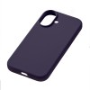 Чехол защитный uBear Touch Mag Case для iPhone 16, MagSafe совместимый, силикон, софт-тач, темно-фиолетовый