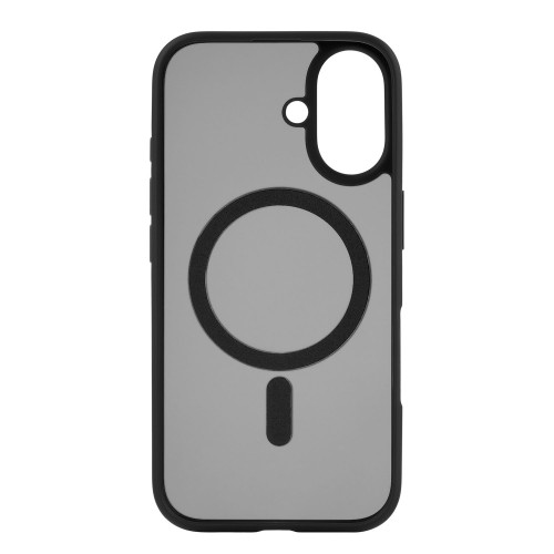 Чехол защитный uBear Cloud Mag Case для iPhone 16, MagSafe совместимый, усиленный, силк-тач, черный
