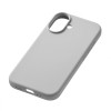 Чехол защитный uBear Touch Mag Case для iPhone 16, MagSafe совместимый, силикон, софт-тач, светло-серый