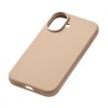 Чехол защитный uBear Touch Mag Case для iPhone 16, MagSafe совместимый, силикон, софт-тач, латте