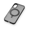 Чехол защитный uBear Clip 360 Mag Case для iPhone 16, MagSafe совместимый, с вращающейся магнитной подставкой, силк-тач, черный