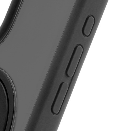 Чехол защитный uBear Clip 360 Mag Case для iPhone 16, MagSafe совместимый, с вращающейся магнитной подставкой, силк-тач, черный