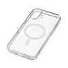 Чехол защитный uBear Real Mag Case для iPhone 16 Plus, MagSafe совместимый, усиленный, прозрачный