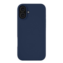 Чехол защитный uBear Touch Mag Case для iPhone 16 Plus, MagSafe совместимый, силикон, софт-тач, темно-синий