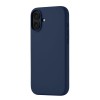 Чехол защитный uBear Touch Mag Case для iPhone 16 Plus, MagSafe совместимый, силикон, софт-тач, темно-синий
