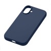 Чехол защитный uBear Touch Mag Case для iPhone 16 Plus, MagSafe совместимый, силикон, софт-тач, темно-синий