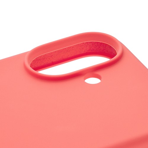 Чехол защитный uBear Touch Mag Case для iPhone 16 Plus, MagSafe совместимый, силикон, софт-тач, коралловый