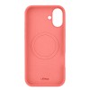 Чехол защитный uBear Touch Mag Case для iPhone 16 Plus, MagSafe совместимый, силикон, софт-тач, коралловый