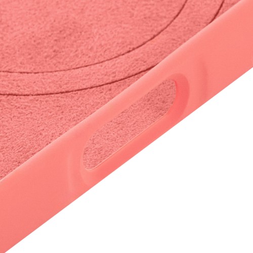 Чехол защитный uBear Touch Mag Case для iPhone 16 Plus, MagSafe совместимый, силикон, софт-тач, коралловый