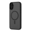 Чехол защитный uBear Cloud Mag Case для iPhone 16 Plus, MagSafe совместимый, усиленный, силк-тач, черный