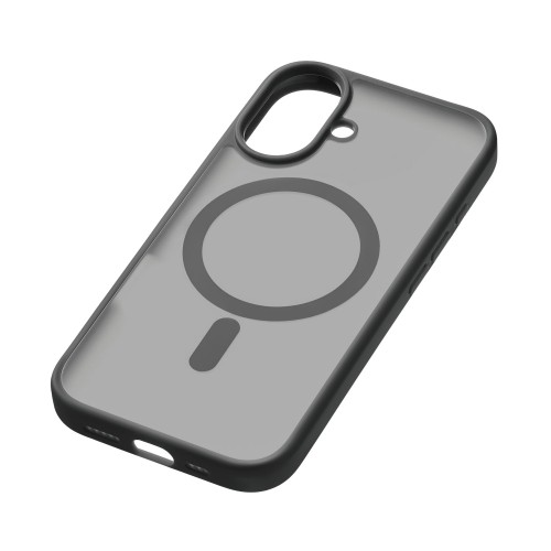 Чехол защитный uBear Cloud Mag Case для iPhone 16 Plus, MagSafe совместимый, усиленный, силк-тач, черный