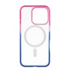 Чехол защитный uBear Fusion Mag Case для iPhone 16 Pro, MagSafe совместимый, усиленный, сине-розовый
