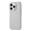 Чехол защитный uBear Touch Mag Case для iPhone 16 Pro, MagSafe совместимый, силикон, софт-тач, светло-серый