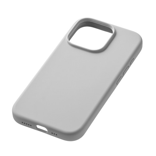Чехол защитный uBear Touch Mag Case для iPhone 16 Pro, MagSafe совместимый, силикон, софт-тач, светло-серый