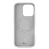 Чехол защитный uBear Touch Mag Case для iPhone 16 Pro, MagSafe совместимый, силикон, софт-тач, светло-серый