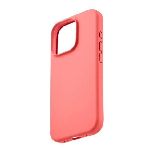 Чехол защитный uBear Touch Mag Case для iPhone 16 Pro, MagSafe совместимый, силикон, софт-тач, коралловый