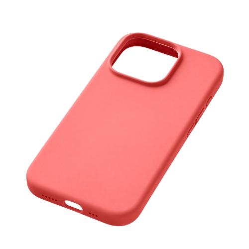 Чехол защитный uBear Touch Mag Case для iPhone 16 Pro, MagSafe совместимый, силикон, софт-тач, коралловый