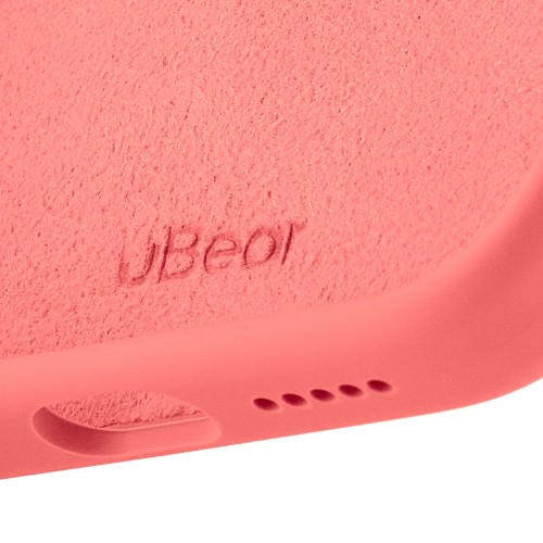 Чехол защитный uBear Touch Mag Case для iPhone 16 Pro, MagSafe совместимый, силикон, софт-тач, коралловый
