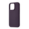 Чехол защитный uBear Touch Mag Case для iPhone 16 Pro, MagSafe совместимый, силикон, софт-тач, темно-фиолетовый