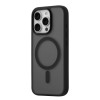 Чехол защитный uBear Cloud Mag Case для iPhone 16 Pro, MagSafe совместимый, усиленный, силк-тач, черный