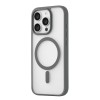 Чехол защитный uBear Cloud Mag Case для iPhone 16 Pro, MagSafe совместимый, усиленный, силк-тач, серый