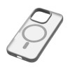 Чехол защитный uBear Cloud Mag Case для iPhone 16 Pro, MagSafe совместимый, усиленный, силк-тач, серый
