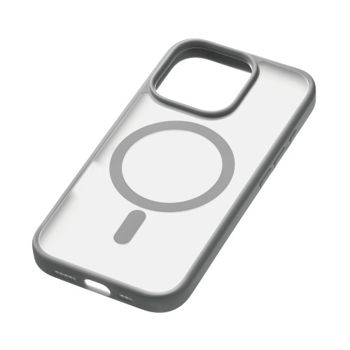 Чехол защитный uBear Cloud Mag Case для iPhone 16 Pro, MagSafe совместимый, усиленный, силк-тач, серый