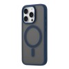Чехол защитный uBear Cloud Mag Case для iPhone 16 Pro, MagSafe совместимый, усиленный, силк-тач, синий