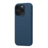 Чехол защитный uBear Capital Case для iPhone 16 Pro, натуральная кожа, MagSafe совместимый, синий