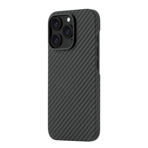 Чехол защитный uBear Supreme Case для iPhone 16 Pro, ультратонкий, материал Кевлар, MagSafe совместимый, черный