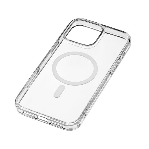 Чехол защитный uBear Real Mag Case для iPhone 16 Pro Max, MagSafe совместимый, усиленный, прозрачный