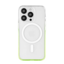 Чехол защитный uBear Fusion Mag Case для iPhone 16 Pro Max, MagSafe совместимый, усиленный, лайм