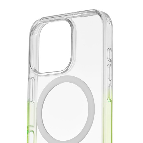 Чехол защитный uBear Fusion Mag Case для iPhone 16 Pro Max, MagSafe совместимый, усиленный, лайм