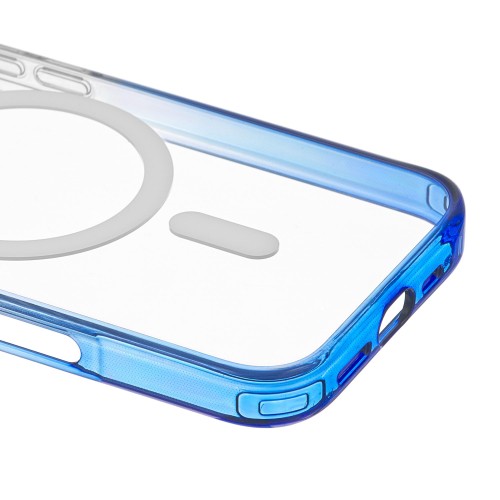 Чехол защитный uBear Fusion Mag Case для iPhone 16 Pro Max, MagSafe совместимый, усиленный, синий