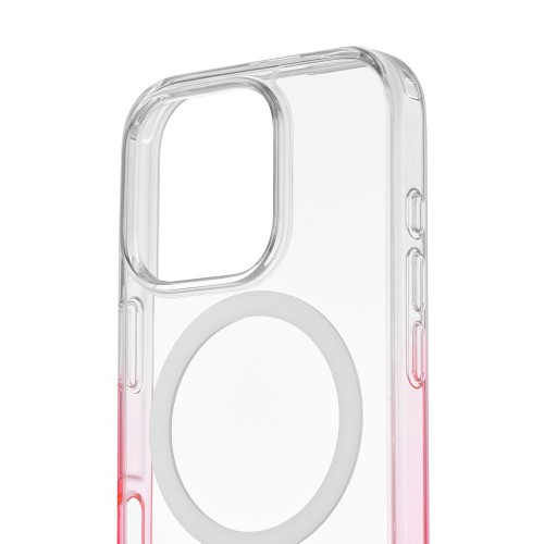 Чехол защитный uBear Fusion Mag Case для iPhone 16 Pro Max, MagSafe совместимый, усиленный, неоновый розовый