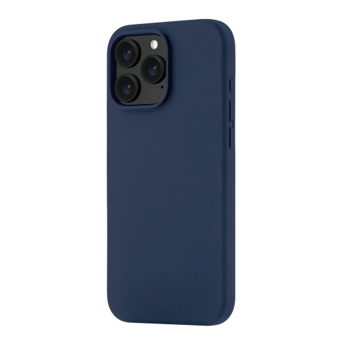 Чехол защитный uBear Touch Mag Case для iPhone 16 Pro Max, MagSafe совместимый, силикон, софт-тач, темно-синий