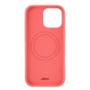 Чехол защитный uBear Touch Mag Case для iPhone 16 Pro Max, MagSafe совместимый, силикон, софт-тач, розовый