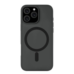 Чехол защитный uBear Cloud Mag Case для iPhone 16 Pro Max, MagSafe совместимый, усиленный, силк-тач, черный