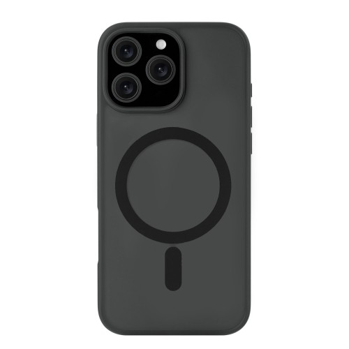 Чехол защитный uBear Cloud Mag Case для iPhone 16 Pro Max, MagSafe совместимый, усиленный, силк-тач, черный