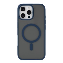 Чехол защитный uBear Cloud Mag Case для iPhone 16 Pro Max, MagSafe совместимый, усиленный, силк-тач, синий