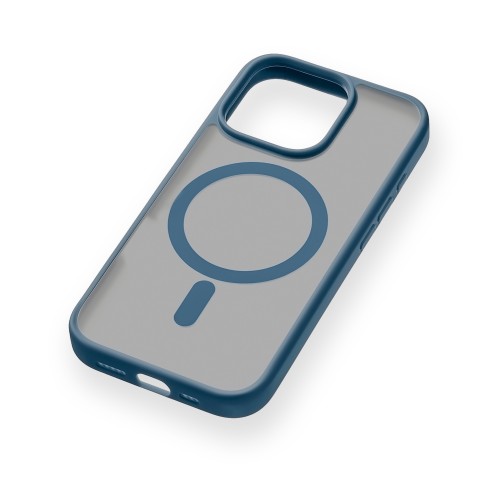 Чехол защитный uBear Cloud Mag Case для iPhone 16 Pro Max, MagSafe совместимый, усиленный, силк-тач, синий