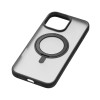 Чехол защитный uBear Clip 360 Mag Case для iPhone 16 Pro Max, MagSafe совместимый, с вращающейся магнитной подставкой, силк-тач, черный