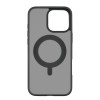 Чехол защитный uBear Clip 360 Mag Case для iPhone 16 Pro Max, MagSafe совместимый, с вращающейся магнитной подставкой, силк-тач, черный