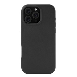 Чехол защитный uBear Capital Case для iPhone 16 Pro Max, натуральная кожа, MagSafe совместимый, черный
