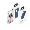 Чехол защитный uBear Capital Case для iPhone 16 Pro Max, натуральная кожа, MagSafe совместимый, синий