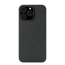 Чехол защитный uBear Supreme Case для iPhone 16 Pro Max, ультратонкий, материал Кевлар, MagSafe совместимый, черный