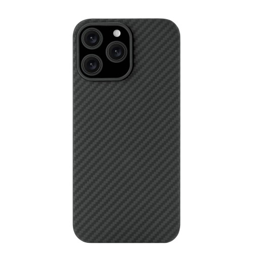 Чехол защитный uBear Supreme Case для iPhone 16 Pro Max, ультратонкий, материал Кевлар, MagSafe совместимый, черный